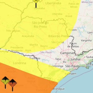Inmet emite alertas de “baixa umidade” e “tempestades” para SP