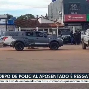 Vídeo: Corpo de policial aposentado morto em fazenda de Nova Mutum é resgatado – G1