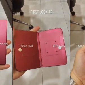 Vídeo mostra ‘protótipos’ do iPhone Fold e iPhone 18 Pro Max; confira