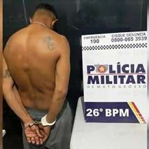 Homem embriagado é detido após impedir saída da esposa e causar perturbação em Nova Mutum/MT | Power Mix
