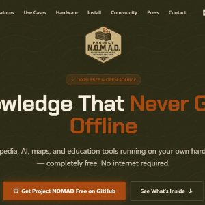 Project NOMAD transforma PC em internet offline com IA; entenda como funciona