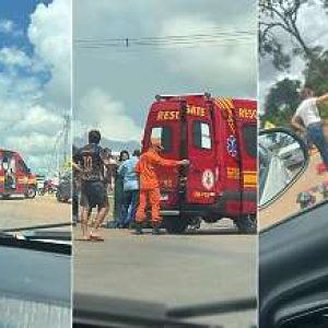 Batida entre motos termina com dois feridos em Nova Mutum; Veja vídeo | Power Mix