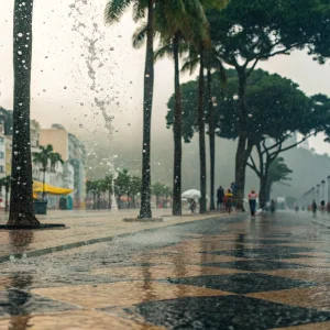 Domingo nublado e chuvoso em Sinop – 12/04/2026