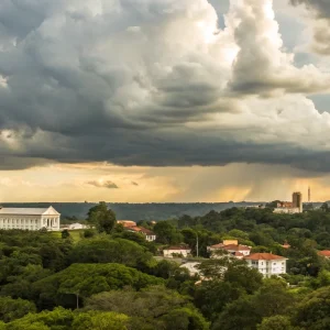 Domingo de sol e calor marca Juscimeira em 19/04/2026