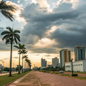 sábado de sol e calor em alta