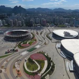 Incêndio atinge Velódromo do Parque Olímpico na Barra, no Rio de Janeiro