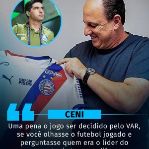 Rogério Ceni deu a entender que o Bahia joga como líder, ao contrário do Palmeir…