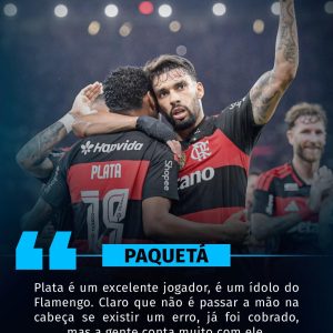PAQUETA SAI EM DEFESA DO PLATA

A torcida vem criticando bastante o Plata ultim…