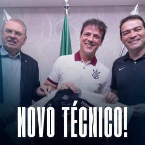 Fernando Diniz foi anunciado como novo técnico do Corinthians.

O treinador e su…