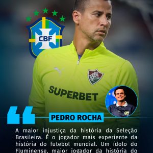 OPINIÃO FORTE!

Pedro Rocha sobre o goleiro Fábio na seleção brasileira:

Ferna…
