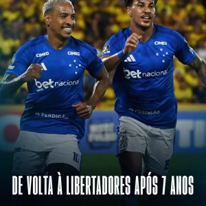 Cruzeiro derrotou o Barcelona-EQU e voltou a vencer na Libertadores após 7 anos….