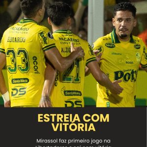 QUE ESTREIA! Mirassol vence em estreia na Libertadores!