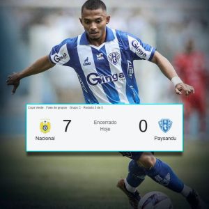 7 A 0! O Nacional não deu chance ao PAYSANDU na Copa Verde.