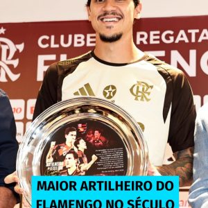 Flamengo homenageia Pedro, maior artilheiro do clube no século

Atacante marcou …