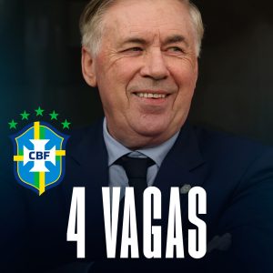 Lista quase fechada!

Carlo Ancelotti já definiu 22 dos 26 convocados para a Co…