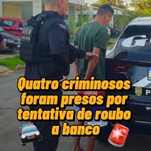 AQUI O CRIME NÃO TEM VEZ! 

A Polícia Civil desarticulou um grupo que tentou ass…