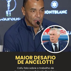 PROBLEMA? Cafu não esconde a principal dificuldade para Ancelotti na Copa