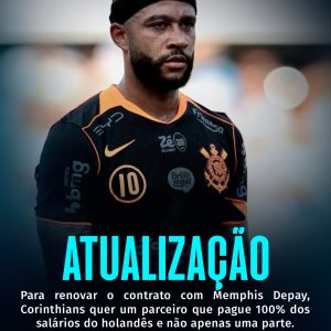 AGORA!

O Corinthians busca um parceiro para renovar com Memphis Depay, mas com…