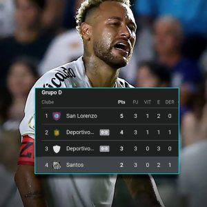 NA LANTERNA! Com o empate diante do San Lorenzo, o Santos ocupa a última colocaç…