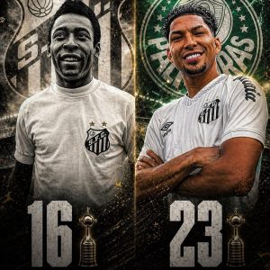 Admita, você não sabia que Rony tem mais gols que Pelé na Libertadores.