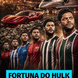 Hulk, futuro atacante do Fluminense, é um dos jogadores mais ricos.

Tem fortuna…