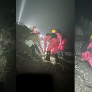 Mulher é resgatada após queda em trilha no Morro do Anhangava (PR)