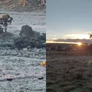 Após temperaturas negativas, quarta-feira (29) será gelada no Sul do Brasil
