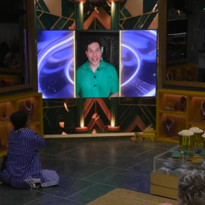 BBB 26: Milena se joga no chão ao ver recado de Christian Chávez, do RBD