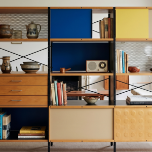 Estante Eames 1950: O ícone modular que revolucionou o mobiliário moderno