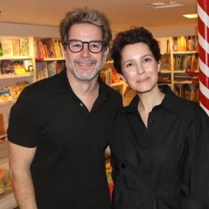 Ex-namorados, Murilo Benício e Cecilia Malan são vistos juntos no Rio