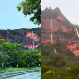 Geólogo explica a ciência por trás das cachoeiras temporárias que surgem em Chapada; veja vídeo