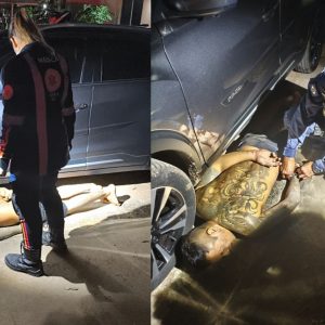 Criminoso agride mulher em apartamento e é capturado após pular da janela do 3º andar em VG; veja vídeo