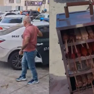 Turista britânica perde R$ 10 mil ao comprar espetinho em Copacabana