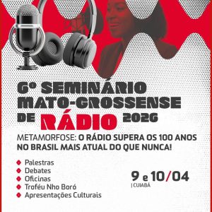 Seminário com palestras e oficinas de rádio começa nesta semana em MT