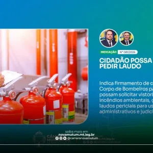 Câmara de Nova Mutum propõe convênio com Corpo de Bombeiros para vistorias em incêndios ambientais