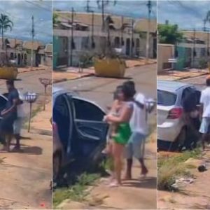 Câmera flagra momento em que criminosos invadem casa e sequestram família com bebê em VG; veja vídeo