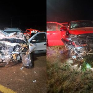 Homem fica preso às ferragens após acidente na BR-163 em MT