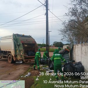 Sistemma mantém coleta de resíduos nos distritos em ritmo intenso e reforça estrutura para garantir atendimento regular – Geral
