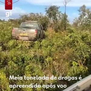 Tripulantes são presos com meia tonelada de drogas em avião após movimentação ilegal de voos em MT