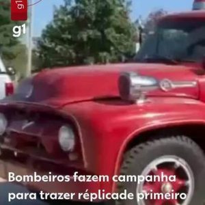 Bombeiros tentam trazer réplica de 1° veículo usado pela equipe em MT