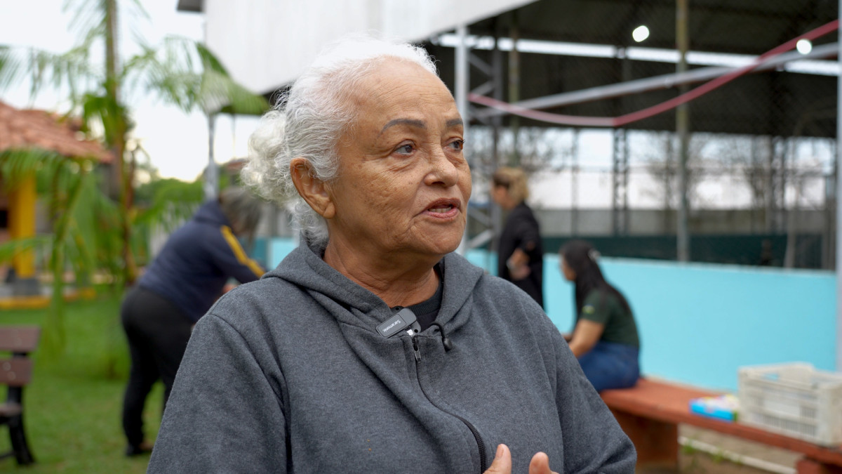 Francisca Marcelina relatou os benefícios que encontrou nas atividades