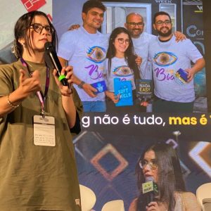 ‘Pra mudar o mundo, comece pelo seu’: Bia Martins une games, ONGs e propósito no SPIW
