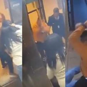Manobrista usa porrete para salvar mulher atacada a facadas pelo ex em elevador; Veja vídeo | Power Mix