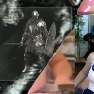 Streamer é suspensa da Twitch após jogar Dark Souls nos pés em live