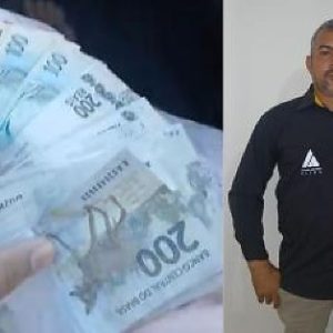 Casal encontra mais de R$ 10 mil em caixa jogada no lixo e devolve a dona