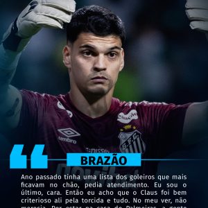 DESABAFO PÓS-JOGO!

O goleiro Gabriel Brazão reclamou do cartão amarelo recebid…