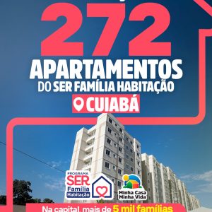 MAIS 272 SONHOS REALIZADOS EM CUIABÁ! 

O GovMT entregou as chaves de 272 aparta…