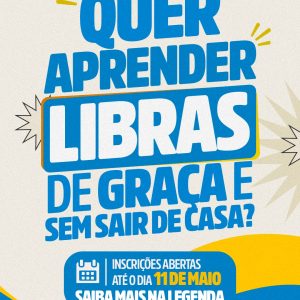 CURSO DE LIBRAS DE GRAÇA? 

Sim! O GovMT, abriu as inscrições para o curso gratu…