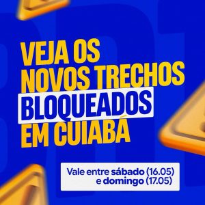 ATENÇÃO, MOTORISTA! 

Entre sábado (16.05) e domingo (17.05), alguns trechos est…