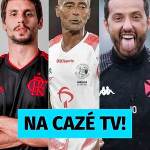 A CazéTV contratou Romário, Nenê e Rodrigo Caio para a Copa: Romário será setor…